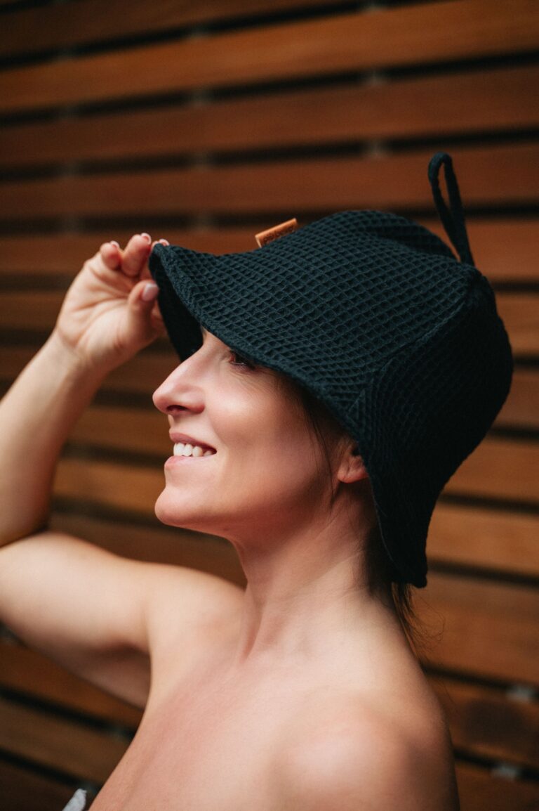 czapka sauna dla mężczyzny