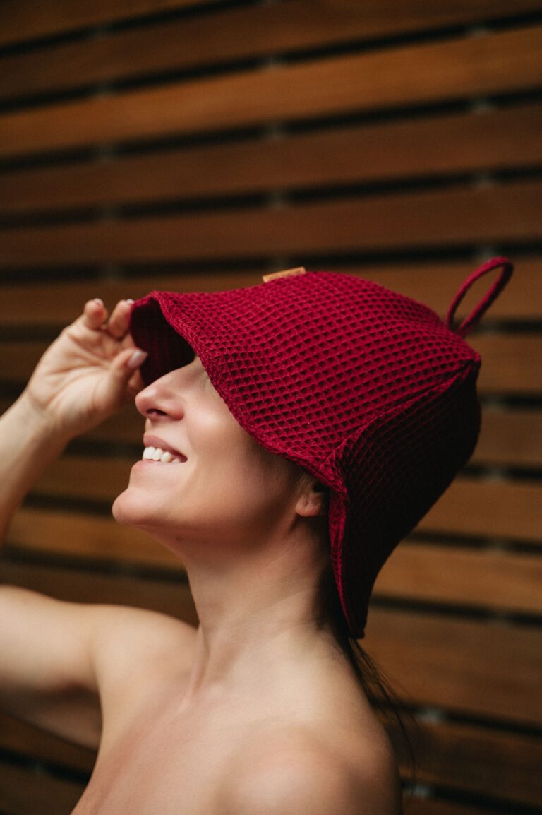 czapka bawełniana sauna